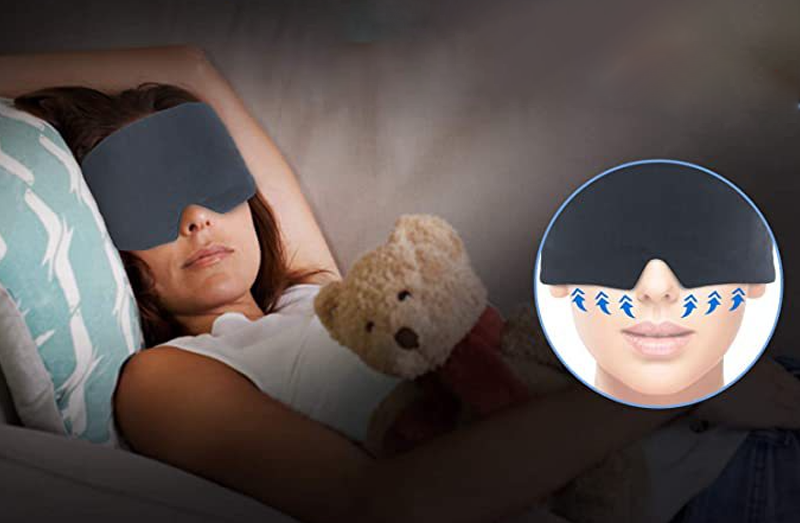 Masque oculaire en coton, couvre yeux pour dormir, masque pour les yeux, masque de voyage couvre yeux pour dormir Masque occulaire Oreiller Coussin lombaire Bureau Voyage Amazon cdiscount France