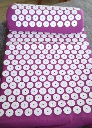 Tapis de Massage Relaxant et Oreiller de Yoga pour l'Acupuncture photo review