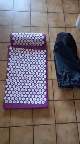 Tapis de Massage Relaxant et Oreiller de Yoga pour l'Acupuncture photo review
