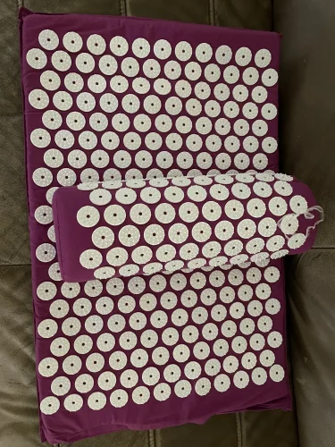 Tapis de Massage Relaxant et Oreiller de Yoga pour l'Acupuncture photo review