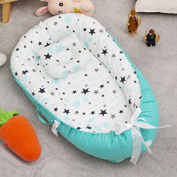 Oreiller de Sieste pour Bébé : Berceau Bionique Portable Pliable et Lavable