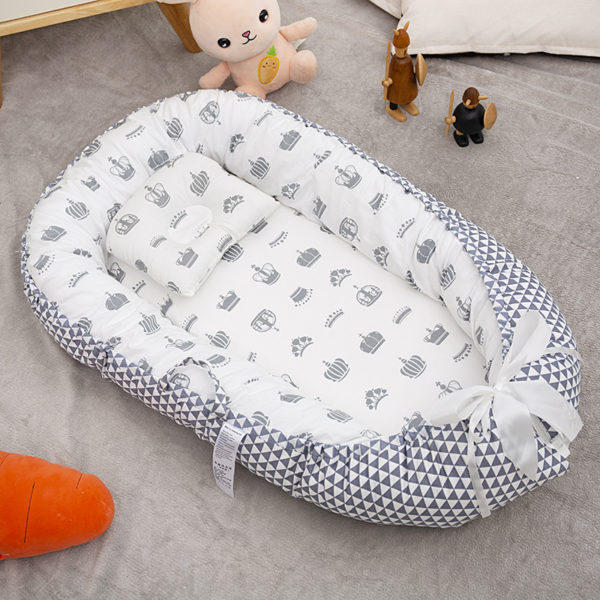 Oreiller de Sieste pour Bébé : Berceau Bionique Portable Pliable et Lavable