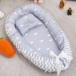 Oreiller de Sieste pour Bébé : Berceau Bionique Portable Pliable et Lavable