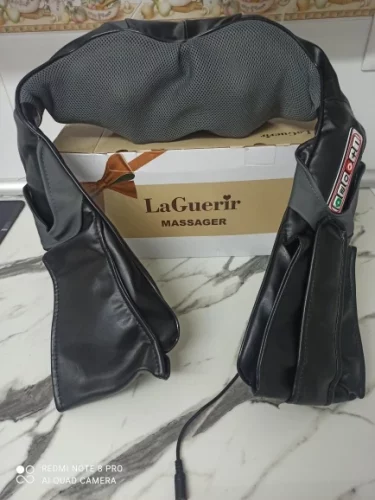 Masseur Dorsal Shiatsu avec Chaleur - Électrique, pour Épaules, Coussin de Massage Pétrissant pour Soulager les Douleurs aux Pieds, Jambes et Muscles photo review