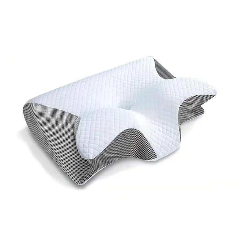 coussin à mémoire de forme gris