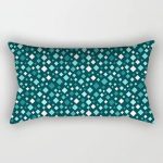 housse de coussin canapé rectangulaire bleuté