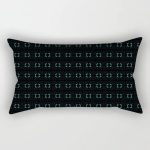 housse de coussin canapé rectangulaire noire